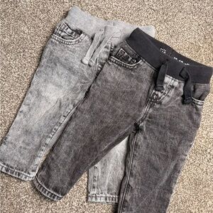 Baby GAP Slim Fit Jogger Jeans (2-Pack) | Gray & Black | 12–18 Months